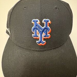 Genuine Merchandise Black Cap with Blue and Orange Logo